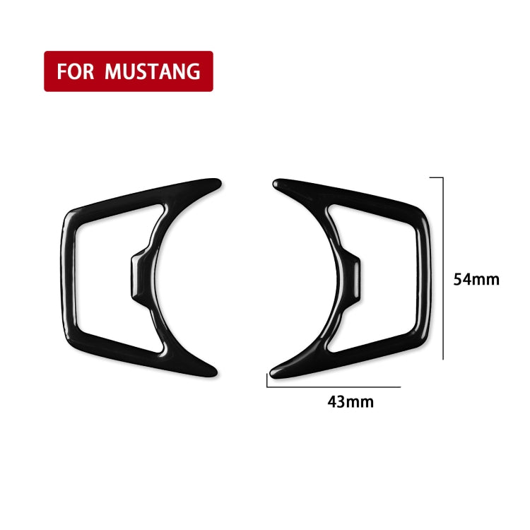 For Ford Mustang 2015-2020 Car Headlight Decorative Sticker, Left and Right Drive Universal, Headlight