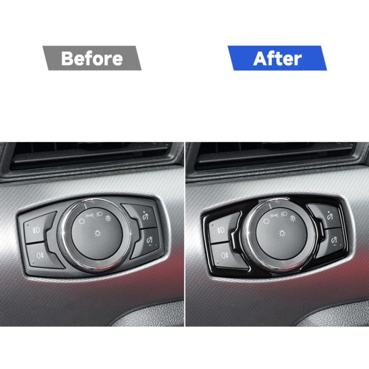 For Ford Mustang 2015-2020 Car Headlight Decorative Sticker, Left and Right Drive Universal, Headlight