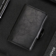 Load image into Gallery viewer, X-7 Antimagnetic RFID  Multi-functional Aluminum Crazy Horse Texture Leather Card Bag Wallet