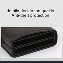 Load image into Gallery viewer, X-7 Antimagnetic RFID  Multi-functional Aluminum Crazy Horse Texture Leather Card Bag Wallet