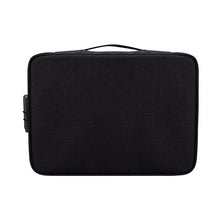 Load image into Gallery viewer, ZJ02 Waterproof Polyester Multi-layer Document Storage Bag Laptop Bag  for All Sizes of Laptops, with Password Lock