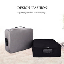 Load image into Gallery viewer, ZJ02 Waterproof Polyester Multi-layer Document Storage Bag Laptop Bag  for All Sizes of Laptops, with Password Lock