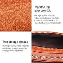 Load image into Gallery viewer, 2001 Horizontal Square Litchi Texture Wallet Clutch Bag for Ladies, with Detachable Hand Strap &amp; 6 Key Rings, Orange, Pink, Green, Yellow