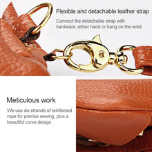 Load image into Gallery viewer, 2001 Horizontal Square Litchi Texture Wallet Clutch Bag for Ladies, with Detachable Hand Strap &amp; 6 Key Rings, Orange, Pink, Green, Yellow