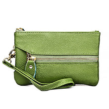Load image into Gallery viewer, 2001 Horizontal Square Litchi Texture Wallet Clutch Bag for Ladies, with Detachable Hand Strap &amp; 6 Key Rings, Orange, Pink, Green, Yellow