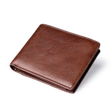 Load image into Gallery viewer, 8016 Retro Cowhide Leather Multiple Card Slots Wallet for Men, with Removable Card Holder, 8016