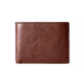 8016 Retro Cowhide Leather Multiple Card Slots Wallet for Men, with Removable Card Holder, 8016