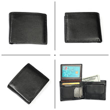 Load image into Gallery viewer, 8020 Horizontal Retro Crazy Horse Texture Leather Anti-magnetic RFID Wallet Clutch Bag for Men, with Card Slots, 8020 Black, 8020 Coffee, 8020 Yellowish-brown