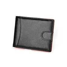 Load image into Gallery viewer, 9606 Cowhide Leather Anti-magnetic RFID Multiple Card Slots Wallet for Men, with Zipper Bag, 9606 Black, 9606 Coffee