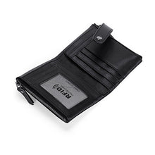 Load image into Gallery viewer, TP-196 Multi-functional Retro Cowhide Leather Multiple Card Slots Dual zipper RFID Wallet
