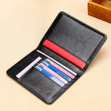 Load image into Gallery viewer, TP-8296 Multi-functional RFID Leather Travel Passport Holder