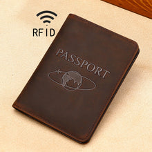 Load image into Gallery viewer, TP-8296 Multi-functional RFID Leather Travel Passport Holder