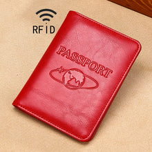 Load image into Gallery viewer, TP-8296 Multi-functional RFID Leather Travel Passport Holder