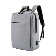 Load image into Gallery viewer, POFOKO Large-capacity Waterproof Oxford Cloth Business Casual Backpack with External USB Charging Design for 15.6 inch Laptops
