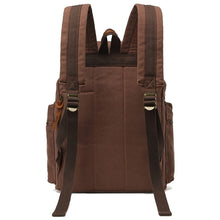 Load image into Gallery viewer, AUGUR 1039 Men Retro Canvas Backpack Shoulders Laptop Bag