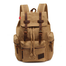 Load image into Gallery viewer, AUGUR 1039 Men Retro Canvas Backpack Shoulders Laptop Bag