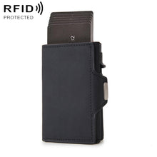 Load image into Gallery viewer, CH0727-1 RFID Carbon Fiber Zipper Multifunctional Card Package