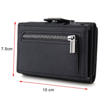 Load image into Gallery viewer, CH0727-1 RFID Carbon Fiber Zipper Multifunctional Card Package