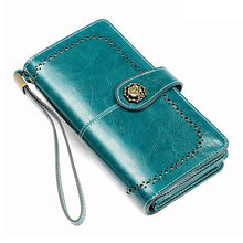 Load image into Gallery viewer, 3556 Large Capacity Long Multi-function Anti-magnetic RFID Wallet Clutch for Ladies with Card Slots