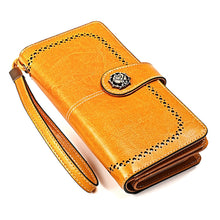Load image into Gallery viewer, 3556 Large Capacity Long Multi-function Anti-magnetic RFID Wallet Clutch for Ladies with Card Slots