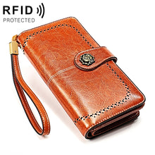 Load image into Gallery viewer, 3556 Large Capacity Long Multi-function Anti-magnetic RFID Wallet Clutch for Ladies with Card Slots