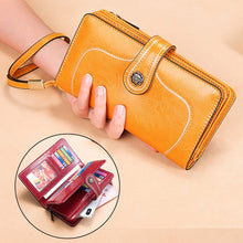 Load image into Gallery viewer, 3555 Large Capacity Long Multi-function Anti-magnetic RFID Wallet Clutch for Ladies with Card Slots