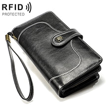 Load image into Gallery viewer, 3555 Large Capacity Long Multi-function Anti-magnetic RFID Wallet Clutch for Ladies with Card Slots