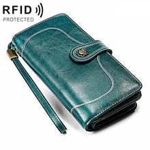 Load image into Gallery viewer, 3555 Large Capacity Long Multi-function Anti-magnetic RFID Wallet Clutch for Ladies with Card Slots