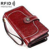 Load image into Gallery viewer, 3555 Large Capacity Long Multi-function Anti-magnetic RFID Wallet Clutch for Ladies with Card Slots
