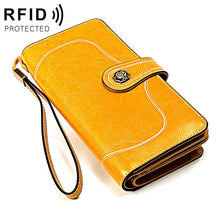 Load image into Gallery viewer, 3555 Large Capacity Long Multi-function Anti-magnetic RFID Wallet Clutch for Ladies with Card Slots