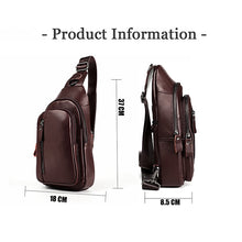 Load image into Gallery viewer, 6027 Men Crossbody Bag Casual Multi-function Shoulder Waist Bag
