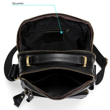 Load image into Gallery viewer, 6028 Multifunctional Fashion Top-grain Leather Messenger Bag Casual Men Shoulder Bag