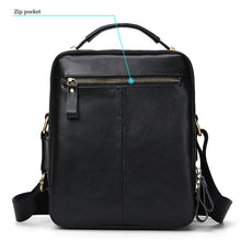 Load image into Gallery viewer, 6028 Multifunctional Fashion Top-grain Leather Messenger Bag Casual Men Shoulder Bag