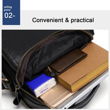 Load image into Gallery viewer, 6028 Multifunctional Fashion Top-grain Leather Messenger Bag Casual Men Shoulder Bag