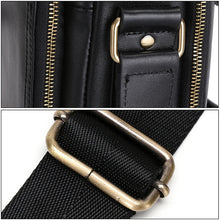 Load image into Gallery viewer, 6028 Multifunctional Fashion Top-grain Leather Messenger Bag Casual Men Shoulder Bag