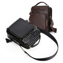 Load image into Gallery viewer, 6028 Multifunctional Fashion Top-grain Leather Messenger Bag Casual Men Shoulder Bag