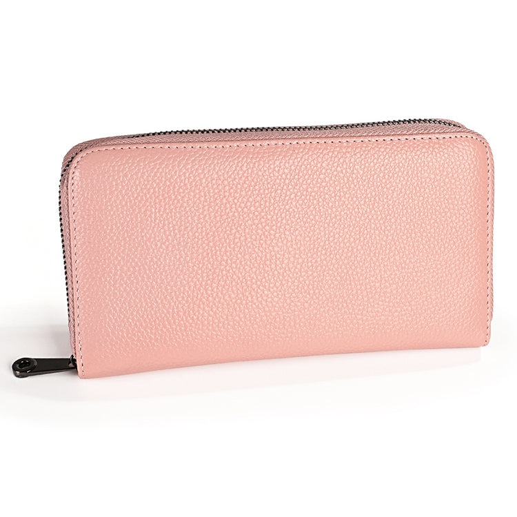 KB196 Top-grain Leather Large Capacity Multi-function 36-Bit Anti-magnetic RFID Organ Card Package Wallet