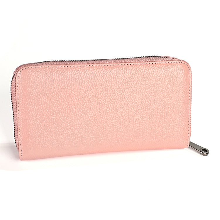 KB196 Top-grain Leather Large Capacity Multi-function 36-Bit Anti-magnetic RFID Organ Card Package Wallet