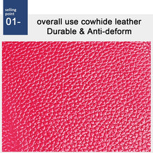 Load image into Gallery viewer, KB196 Top-grain Leather Large Capacity Multi-function 36-Bit Anti-magnetic RFID Organ Card Package Wallet