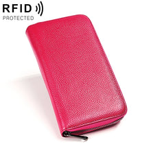Load image into Gallery viewer, KB196 Top-grain Leather Large Capacity Multi-function 36-Bit Anti-magnetic RFID Organ Card Package Wallet