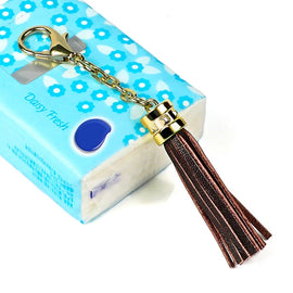 LS01 Tassel Zinc Alloy Keychain Car Hanging Bag Pendant