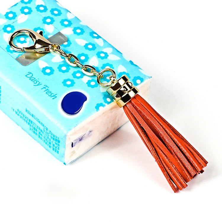 LS01 Tassel Zinc Alloy Keychain Car Hanging Bag Pendant