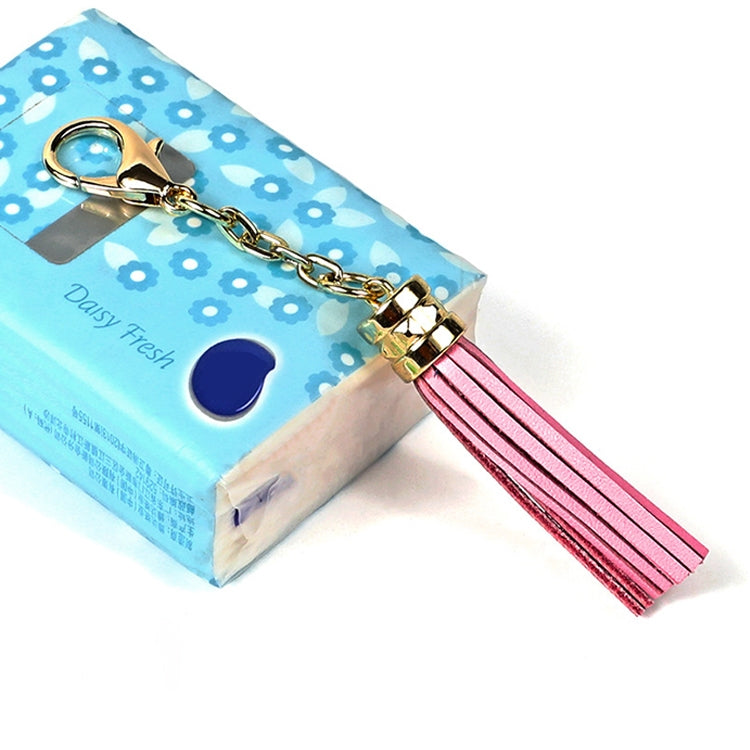 LS01 Tassel Zinc Alloy Keychain Car Hanging Bag Pendant