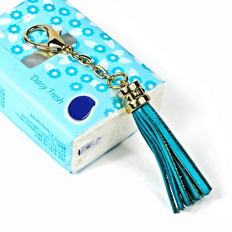 LS01 Tassel Zinc Alloy Keychain Car Hanging Bag Pendant