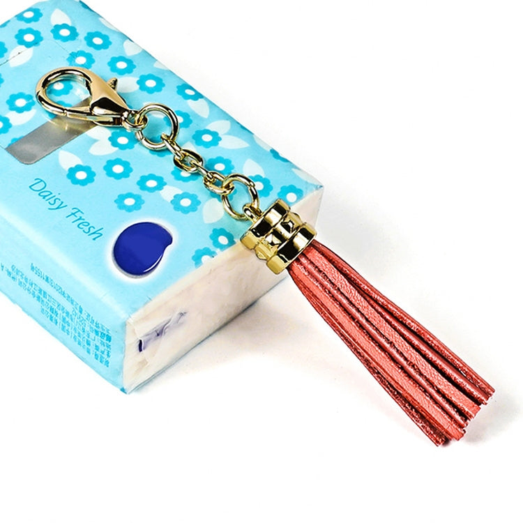 LS01 Tassel Zinc Alloy Keychain Car Hanging Bag Pendant