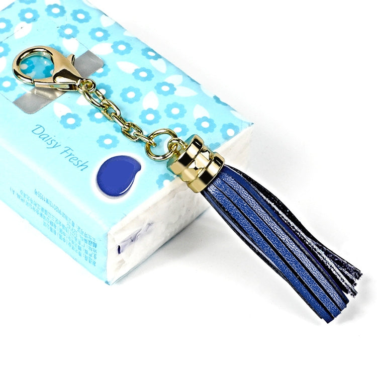 LS01 Tassel Zinc Alloy Keychain Car Hanging Bag Pendant