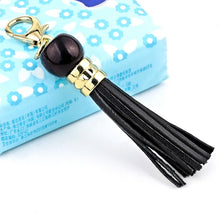 Load image into Gallery viewer, LS02 Cowhide Tassel Keychain Car Hanging Bag Pendant
