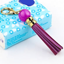 Load image into Gallery viewer, LS02 Cowhide Tassel Keychain Car Hanging Bag Pendant