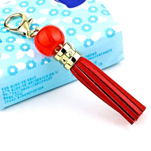 Load image into Gallery viewer, LS02 Cowhide Tassel Keychain Car Hanging Bag Pendant