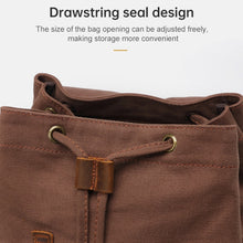 Load image into Gallery viewer, AUGUR 1039 Large Student Retro Canvas Backpack Shoulders Laptop Bag